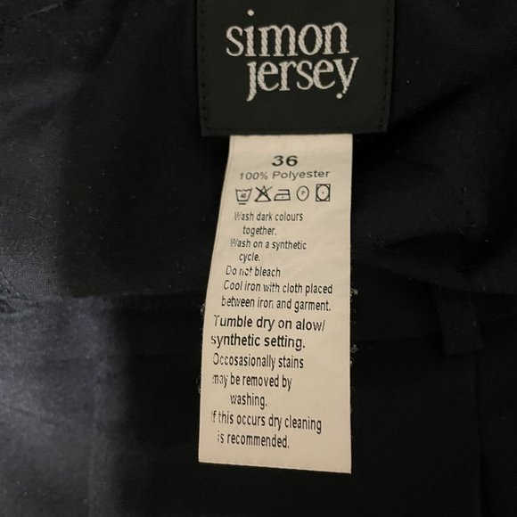 Simon Jersey Black Formal Dress Pants - Picture 7 of 7